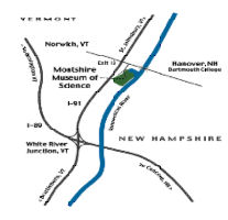 Map to Montshire Museum